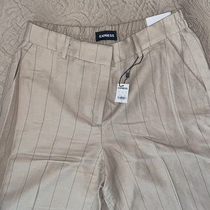 High Rise Striped Trouser (Express)! NWT